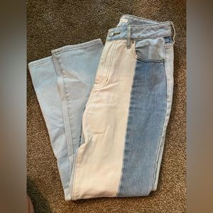 PacSun color block jeans